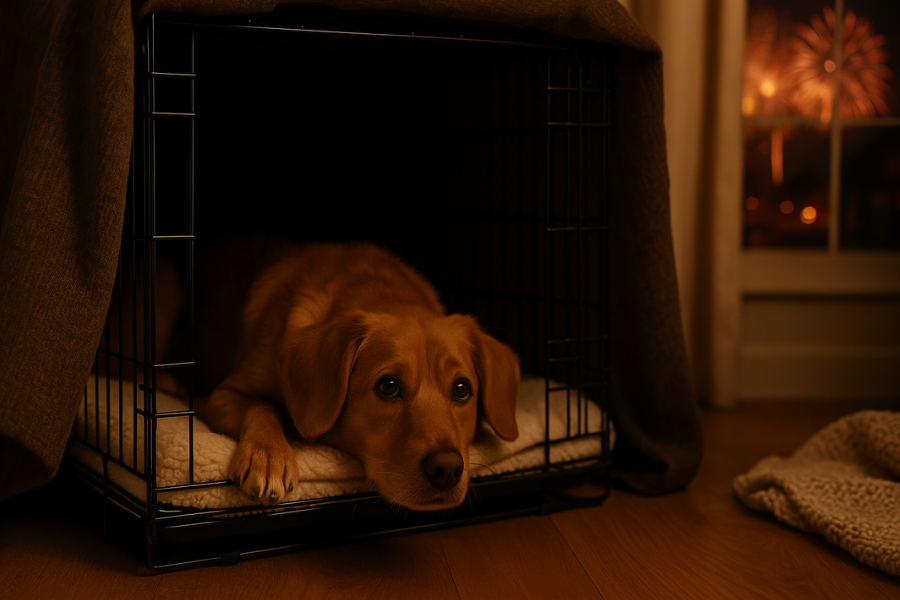 Fireworks & Bonfire Night: How to Keep Your Dog Calm and Safe (UK Guide for 5 November)