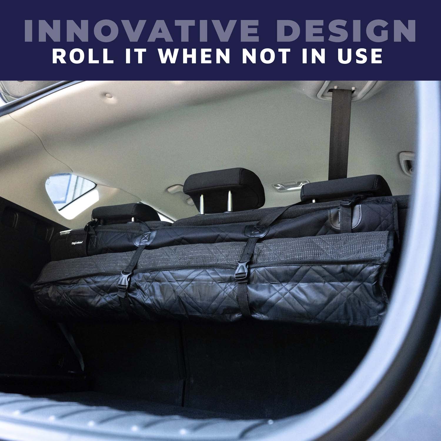 Dog Car Boot Protector – Black, Non-Slip, Easy to Clean