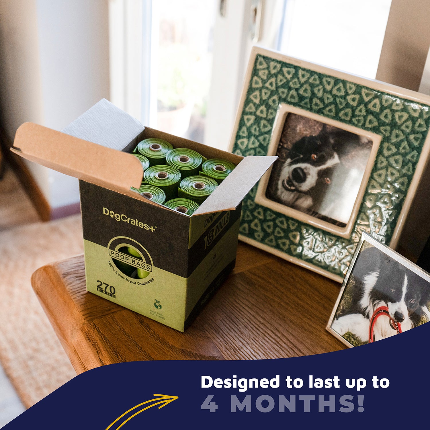 270 Dog Poop Bags – Leak-Proof, Lavender Scent, Tear-Resistant