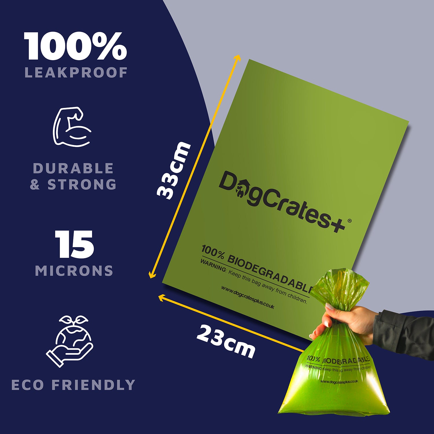 270 Dog Poop Bags – Leak-Proof, Lavender Scent, Tear-Resistant