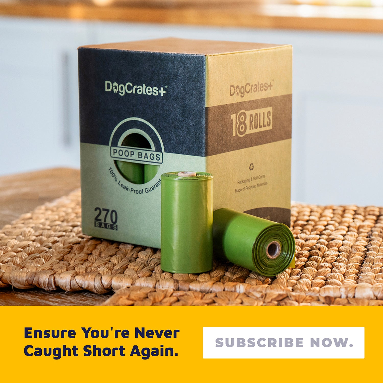 270 Dog Poop Bags – Leak-Proof, Lavender Scent, Tear-Resistant