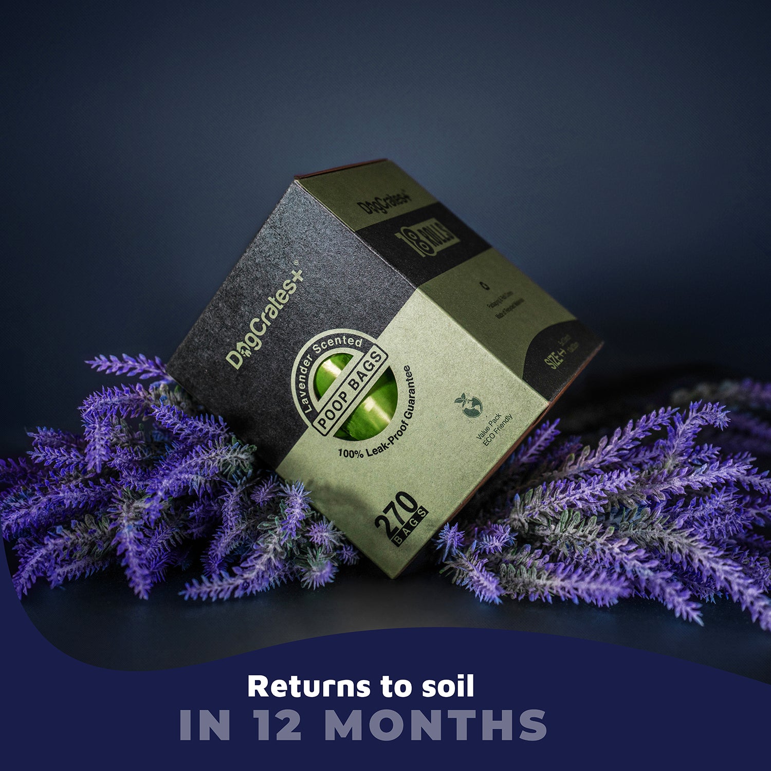 270 Dog Poop Bags – Leak-Proof, Lavender Scent, Tear-Resistant