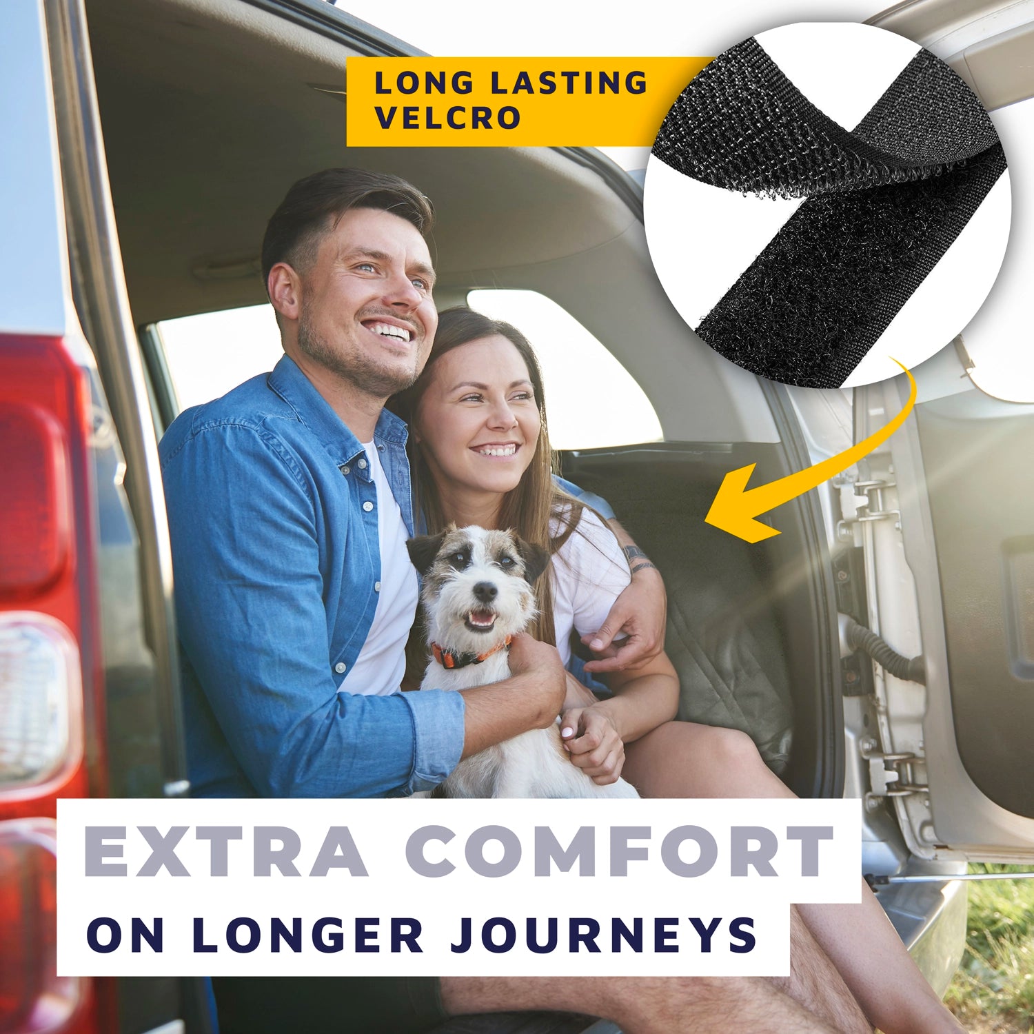 Dog Car Boot Protector – Black, Non-Slip, Easy to Clean