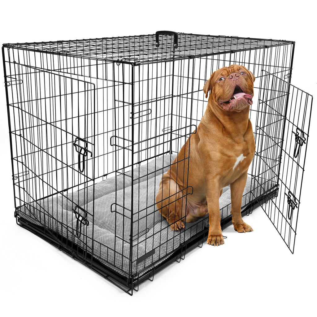 Picture of Dog Crate with Bed – Durable, Easy to Clean & Comfortable – DogCrates+