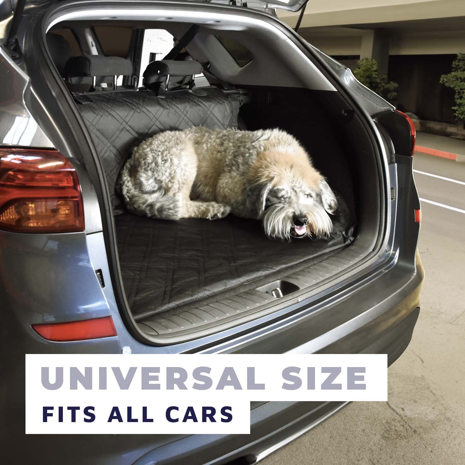 Dog Car Boot Protector – Black, Non-Slip, Easy to Clean