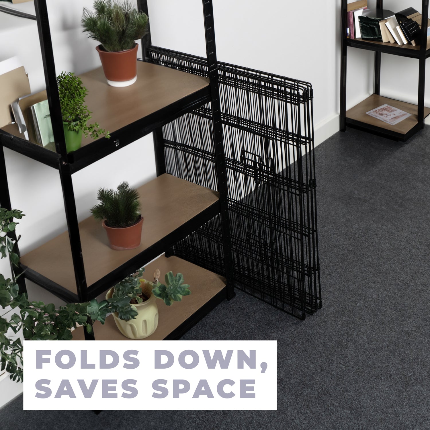 8 Panel Dog Playpen with Door – Portable, Foldable & Outdoor-Ready