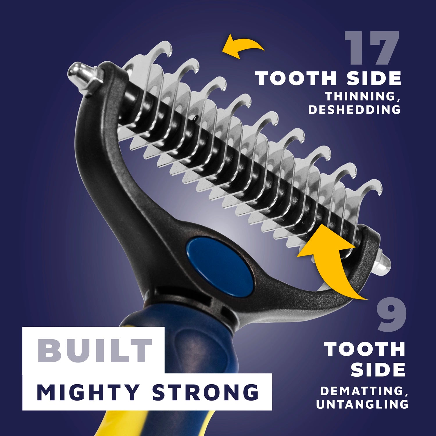 Professional Dog Stainless Steel Undercoat Rake