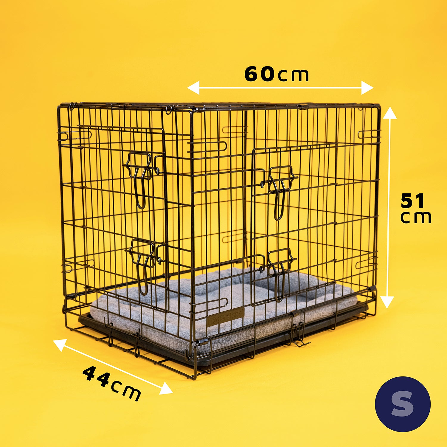 Durable Dog Crate with Bed – Comfort, Security, & Easy Maintenance
