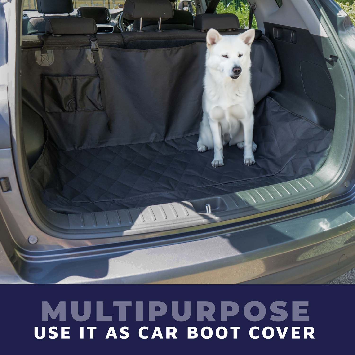 Car Seat Cover Hammock + Dog Seat Belt Bundle – Safe & Durable