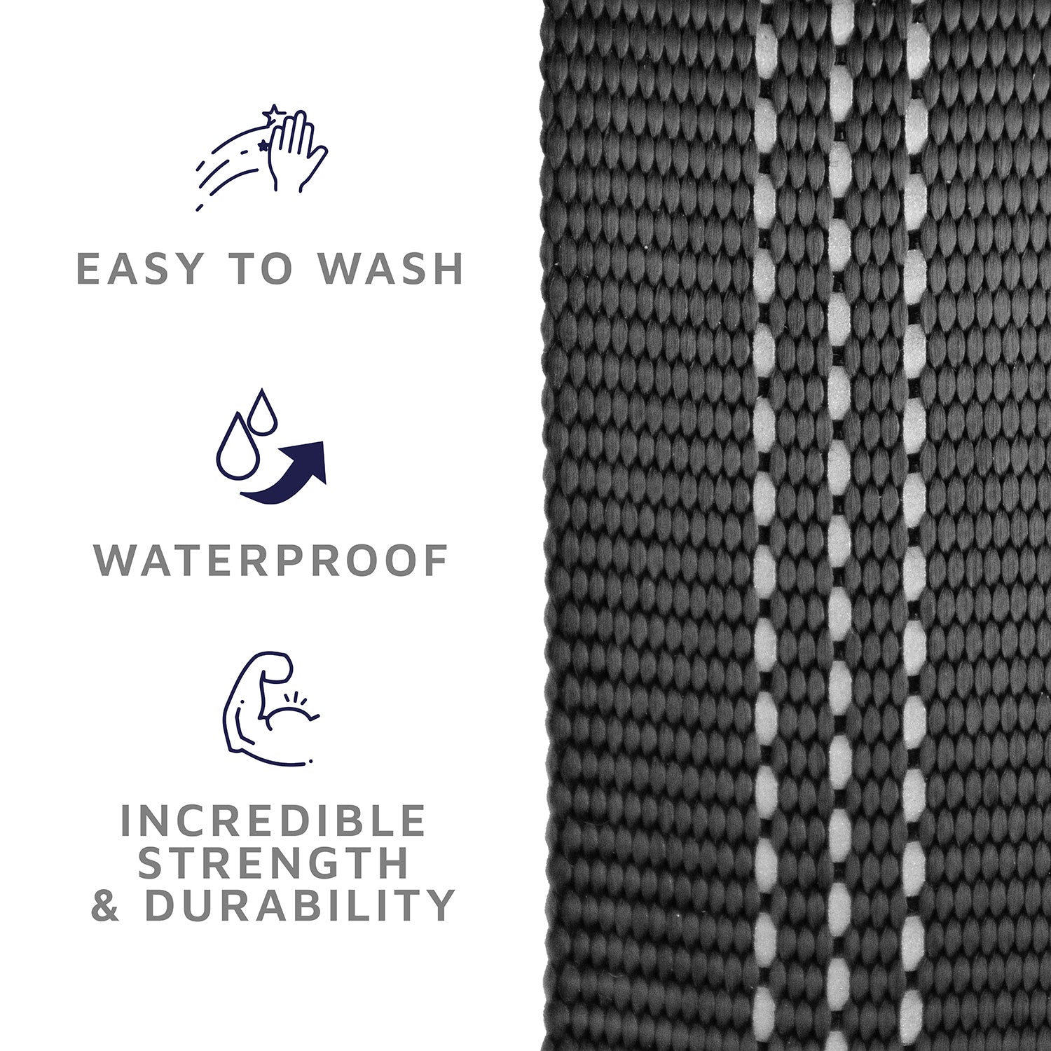 3 in 1 BUNDLE - Dog Car Seat Cover, Car Seat Belt and 270 Poop Bags